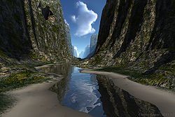 Cave in Ravine