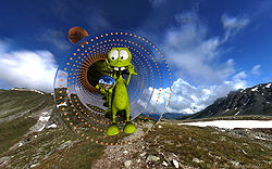 Wormhole to Mars