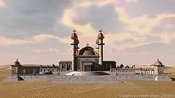 Daylight over Desert Temple