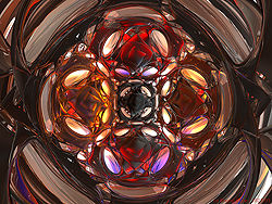 Lit Round Cube