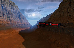 Arid Alien Valley