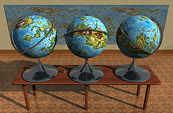 Venus on Globes