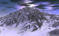 Eroding Mountain