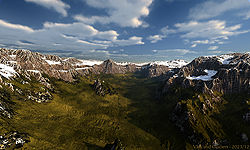 Vale and Glaciers