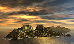 Isles in Low Sun