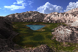 Meadow with Lake