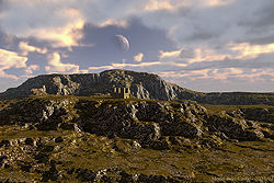 Moon over Castle