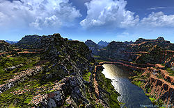 Stepped Land