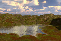 Lake in Soft Hills